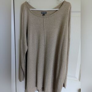 Style & Co. Women's Beige Crew Neck Sweater